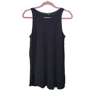 Eileen Fisher Black Scoop Neck‎ Tank Top - Size S